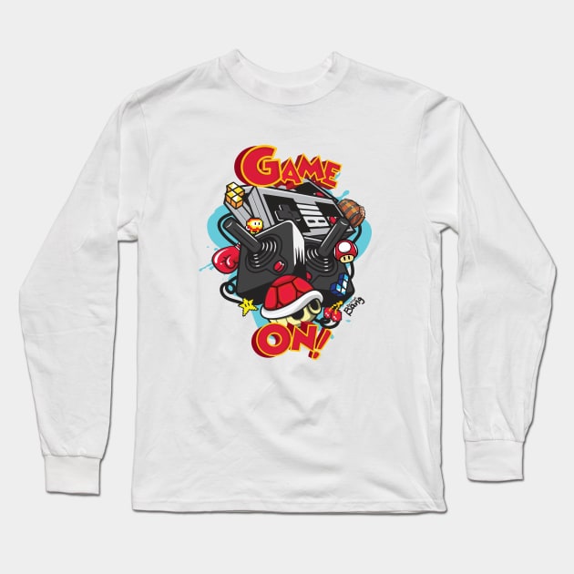 Game On Long Sleeve T-Shirt by BangHolla